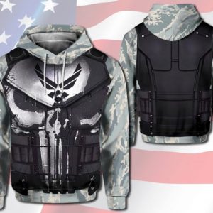 Air Force Veteran 3D Printed Hoodie/Zipper Hoodie