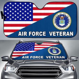 Air Force Veteran Car Auto Sun Shade