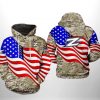 Akron Zips NCAA US Flag Camo Veteran 3D Printed Hoodie/Zipper Hoodie