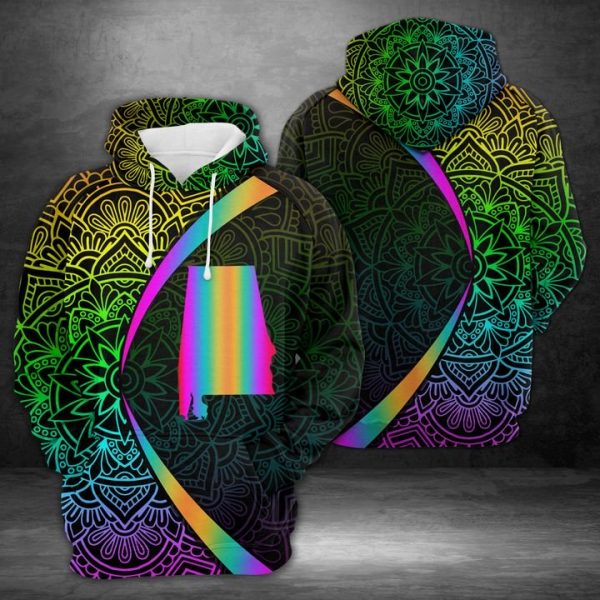 Alabama Light 3D Printed Hoodie/Zipper Hoodie