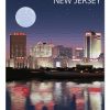Alantic City At Night Jigsaw Puzzle Set