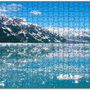 Alaska Glacier Ice Mountains Jigsaw Puzzle Set