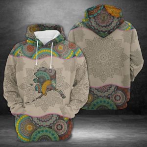 Alaska Mandala 3D Printed Hoodie/Zipper Hoodie