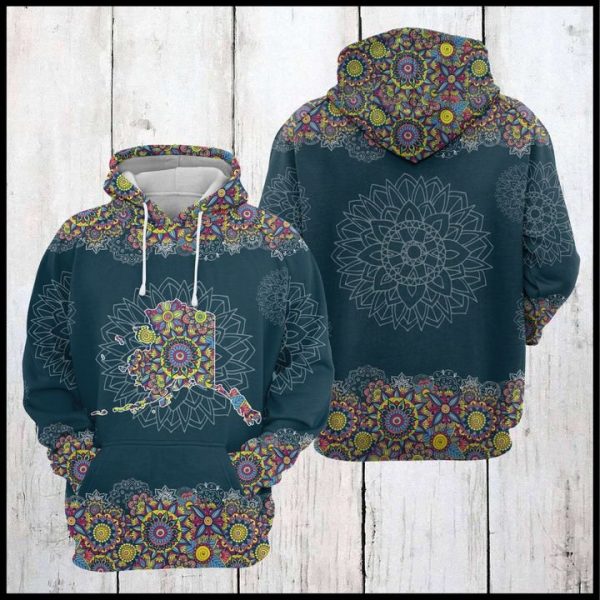 Alaska Mandala 3D Printed Hoodie/Zipper Hoodie