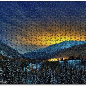Alaska Winter Nights Jigsaw Puzzle Set
