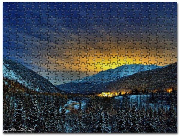 Alaska Winter Nights Jigsaw Puzzle Set