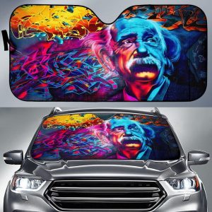 Albert Einstein Car Auto Sun Shade