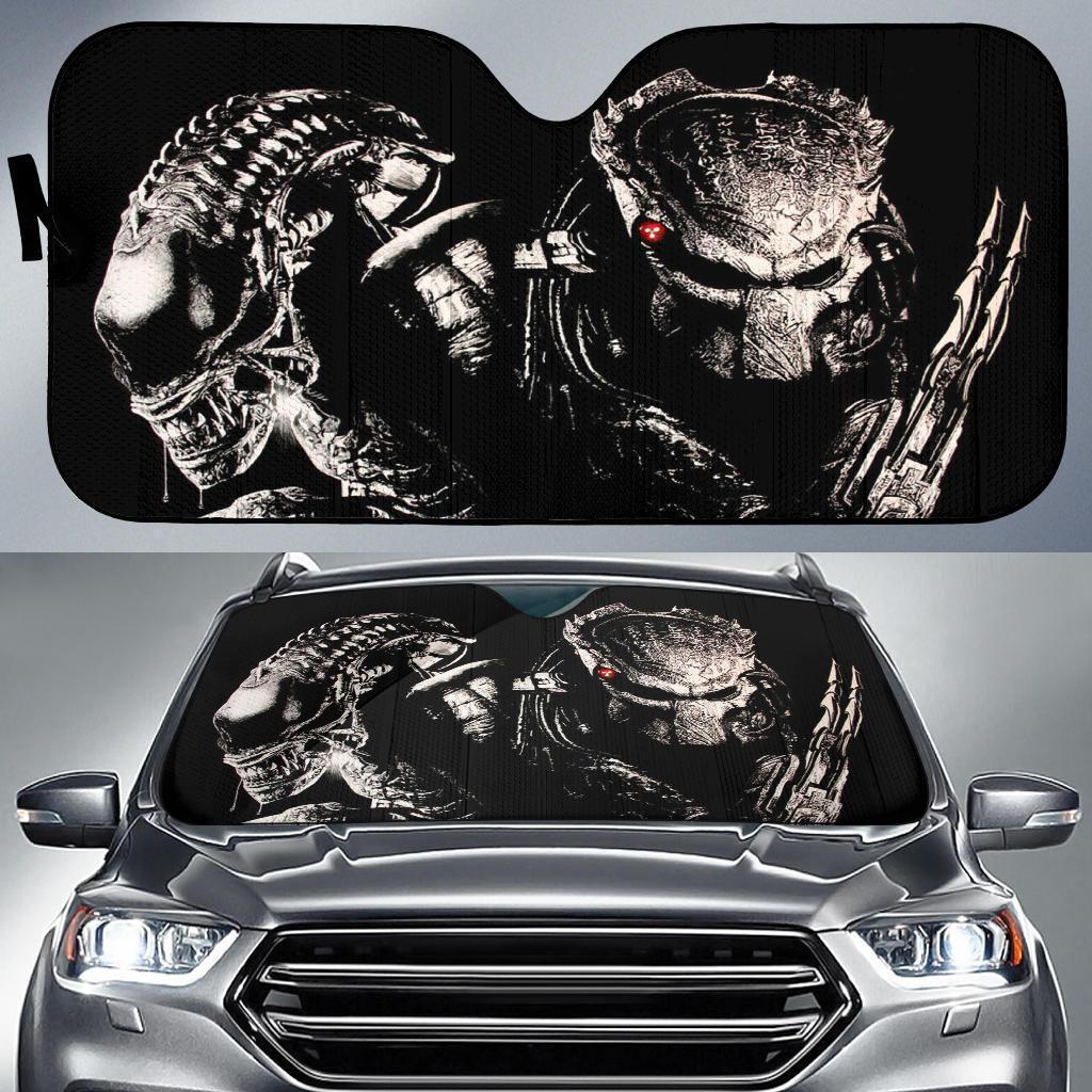 Aliens Vs Predators Car Auto Sun Shade Aliens Vs Predators Car Auto Sun Shade