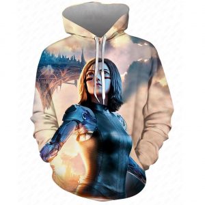 Alita Battle Angel 3D Printed Hoodie/Zipper Hoodie