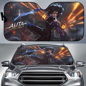 Alita Battle Angel Animate Car Auto Sun Shade