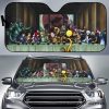 All Animes On Party Table Car Auto Sun Shade