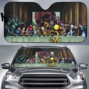 All Animes On Party Table Car Auto Sun Shade