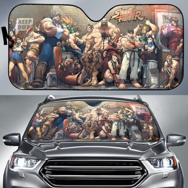All Fighter Street Fighter For Gamer Car Auto Sun Shade
