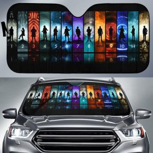 All Number Doctor Who Car Auto Sun Shade