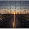 Alone Road Sun Jigsaw Puzzle Set