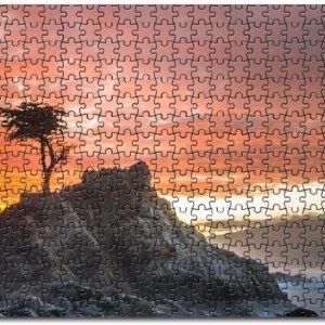Alone Tree Breeze Jigsaw Puzzle Set