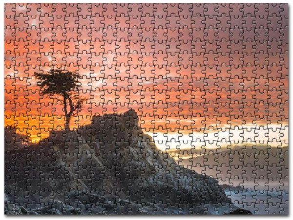 Alone Tree Breeze Jigsaw Puzzle Set