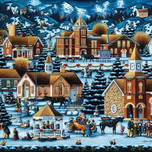 Alpine Christmas Jigsaw Puzzle Set