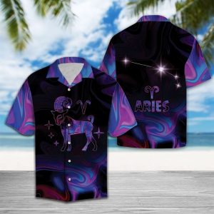 Amazing Aries Horoscope Hawaiian Shirt Summer Button Up