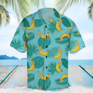 Amazing Bananas Hawaiian Shirt Summer Button Up