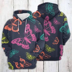 Amazing Butterfly 3D Printed Hoodie/Zipper Hoodie