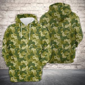 Amazing Camouflage Gaming Joysticks 3D Printed Hoodie/Zipper Hoodie