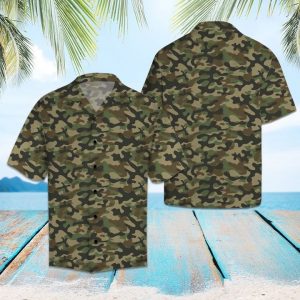 Amazing Camouflage Hawaiian Shirt Summer Button Up