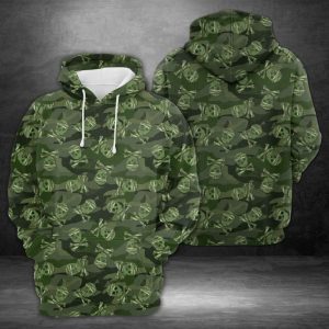 Amazing Camouflage Skull 3D Printed Hoodie/Zipper Hoodie