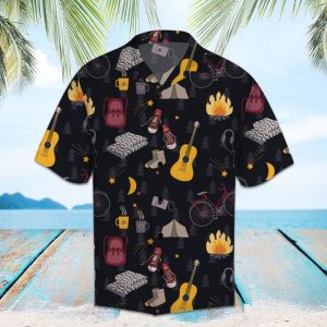 Amazing Camping Hawaiian Shirt Summer Button Up