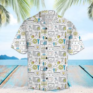 Amazing Computer Program Hawaiian Shirt Summer Button Up