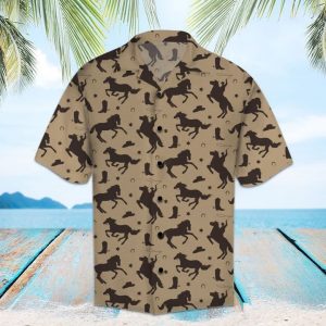 Amazing Cowboy Hawaiian Shirt Summer Button Up