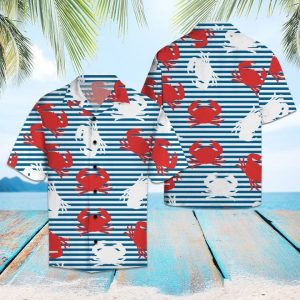 Amazing Crab Hawaiian Shirt Summer Button Up