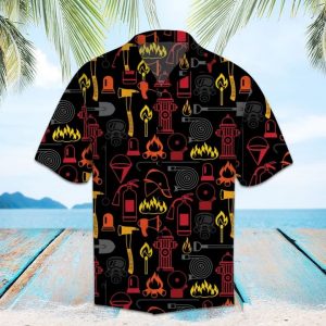 Amazing Firefighter Hawaiian Shirt Summer Button Up