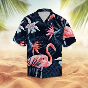 Amazing Flamingo Hawaiian Shirt Summer Button Up