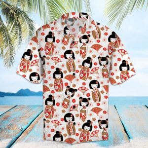 Amazing Geisha Hawaiian Shirt Summer Button Up