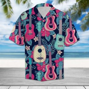 Amazing Guitar Hawaiian Shirt Summer Button Up