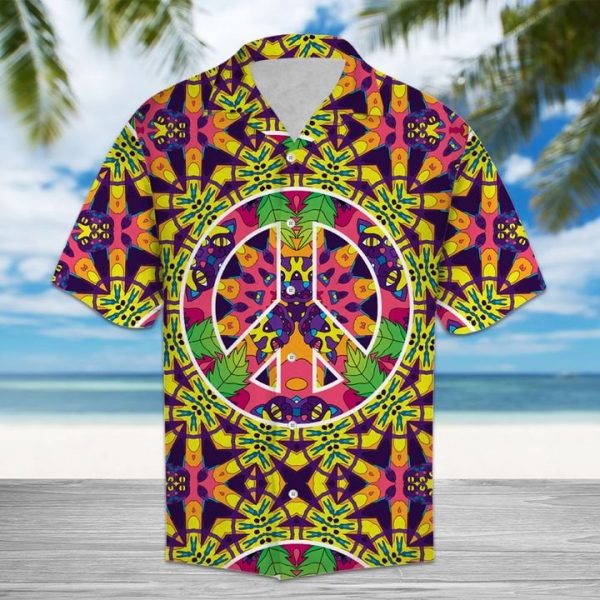 Amazing Hippie Jungle Cats Hawaiian Shirt Summer Button Up