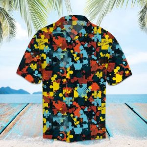Amazing Jigsaw Puzzle Hawaiian Shirt Summer Button Up
