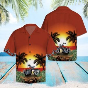 Amazing Legend Motorcycles Hawaiian Shirt Summer Button Up