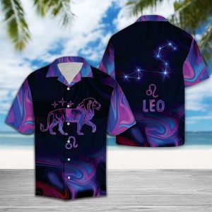 Amazing Leo Horoscope Hawaiian Shirt Summer Button Up