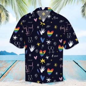 Amazing Lgbt Hawaiian Shirt Summer Button Up