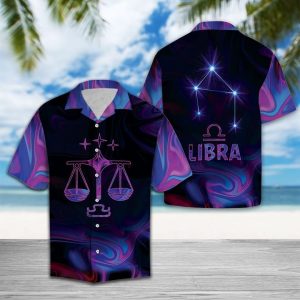Amazing Libra Horoscope Hawaiian Shirt Summer Button Up
