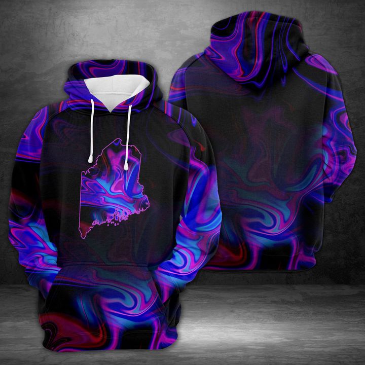 Amazing Maine 3D Printed Hoodie/Zipper Hoodie Amazing Maine 3D Printed Hoodie/Zipper Hoodie