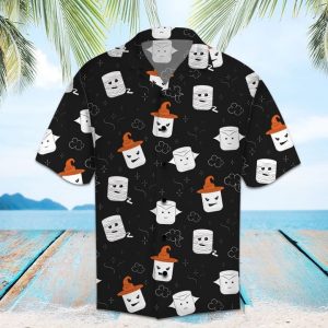 Amazing Marshmallow Hawaiian Shirt Summer Button Up