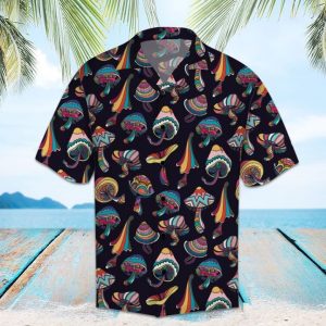 Amazing Mushroom Hawaiian Shirt Summer Button Up