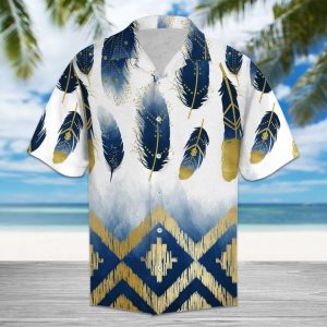 Amazing Native American Hawaiian Shirt Summer Button Up
