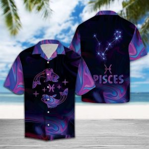 Amazing Pisces Horoscope Hawaiian Shirt Summer Button Up
