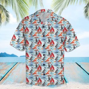 Amazing Sailing Hawaiian Shirt Summer Button Up