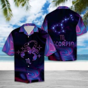 Amazing Scorpio Horoscope Hawaiian Shirt Summer Button Up