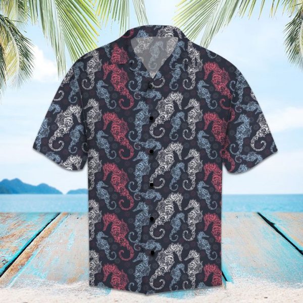 Amazing Seahorse Hawaiian Shirt Summer Button Up
